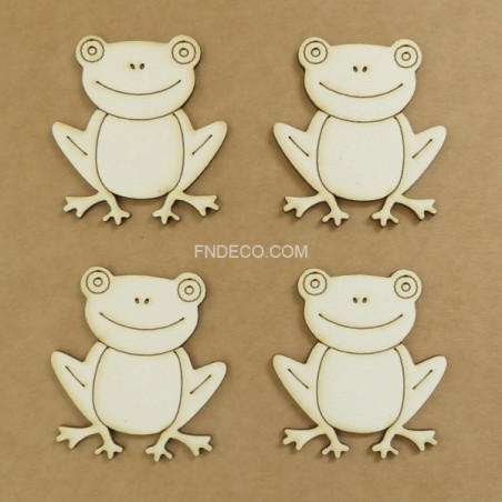 Chipboard - béka (5 cm)