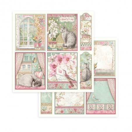 Scrapbooking Paper Pack - SBBS26 - Orchids and cats
