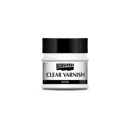 Színtelen fényes lakk, oldószeres, 50 ml