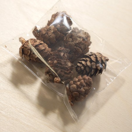 Dekor termés, vörösfenyő - 6 db