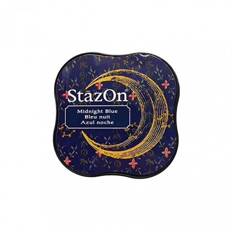 StazOn fast-drying solvent ink - Midnight Blue