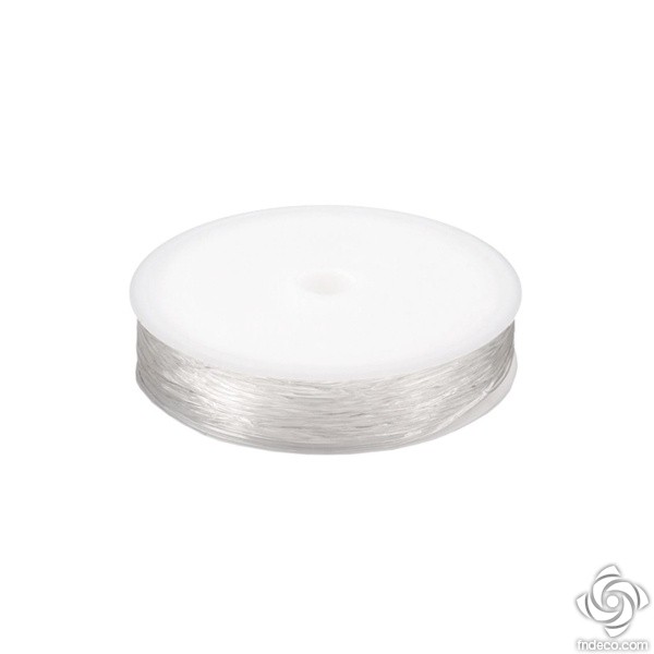 Kerek rugalmas damil, 0,8 mm - átlátszó