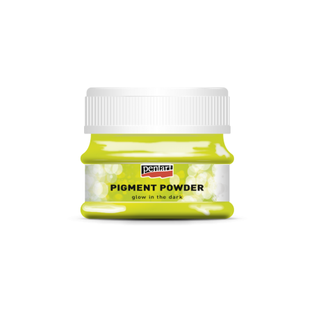Sötétben világító pigmentpor - világoszöld (12g)