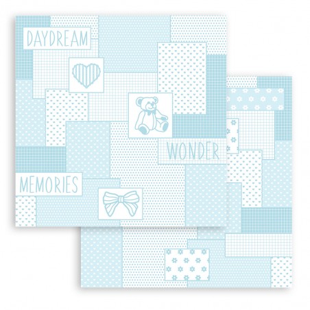Scrapbooking Paper Pack - 8x8" - SBBS56 - Baby Dream Blue