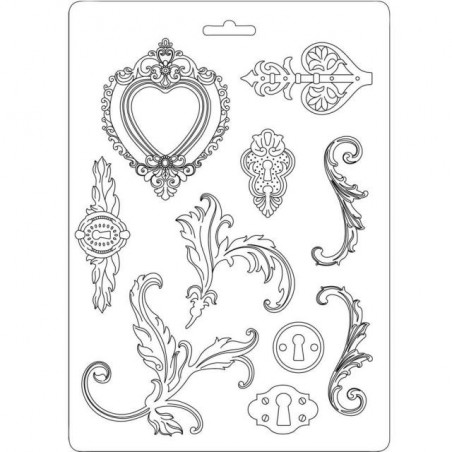 Textúráló lap - A5 - K3PTA526 - Volutes