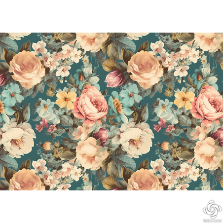Rizspapír - A3 - FPR-A3005 - Vintage virágok