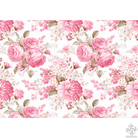 Rice Paper Napkins - A3 - FPR-A3008 - Shabby roses