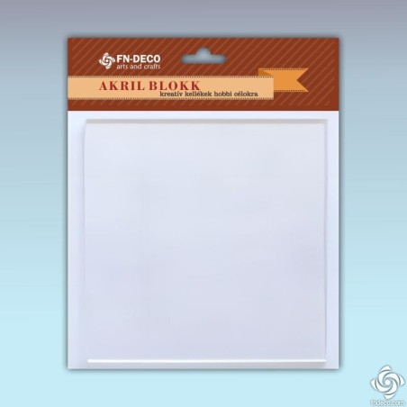 Akril blokk [14x14cm]