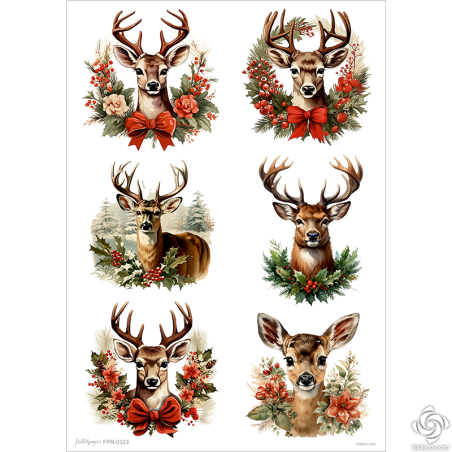 Rizspapír - A4 - FPR-K323 - Szarvasok 01