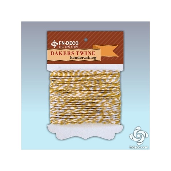 Bakers Twine kenderzsineg - sárga (10m)