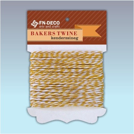 Bakers Twine kenderzsineg - sárga (10m)
