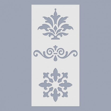 Stencil - Brokát