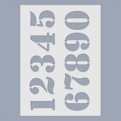 Stencil - Számok