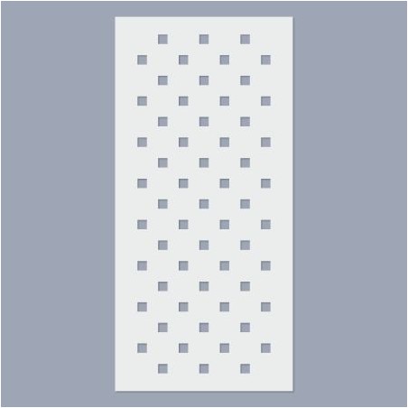 Stencil - Négyzet minta - 5mm