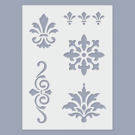 Stencil - Brokát