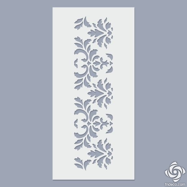 Stencil - Damask sorminta