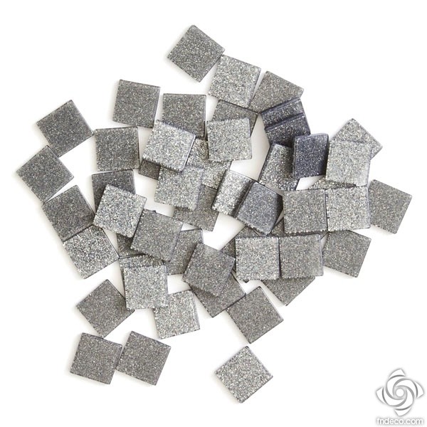 Csillámos akrilmozaik - Szürke