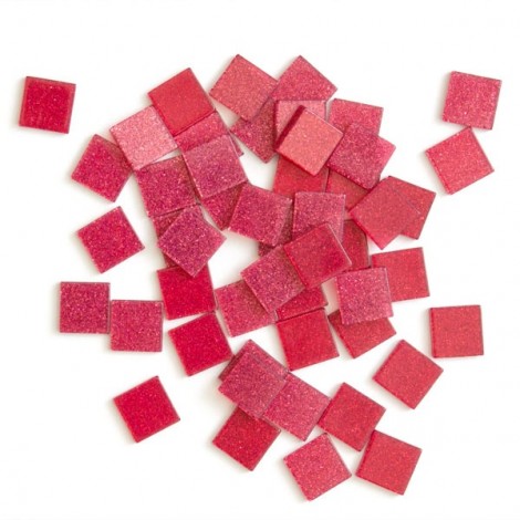 Csillámos akrilmozaik - Magenta