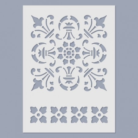 Stencil - Bordűr 02