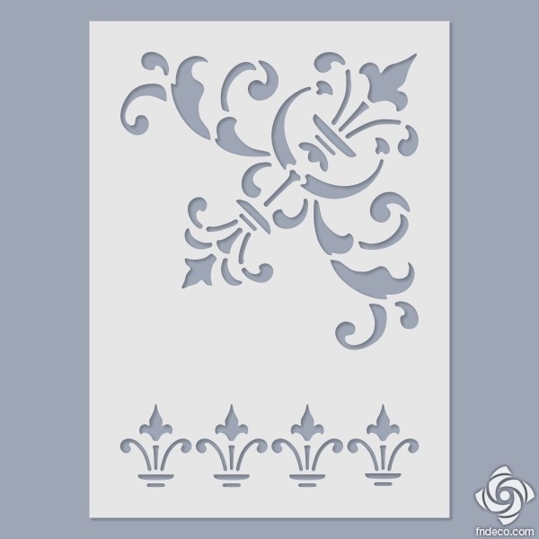 Stencil - Bordűr 01