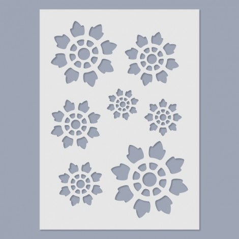 Stencil - Rózsaablak