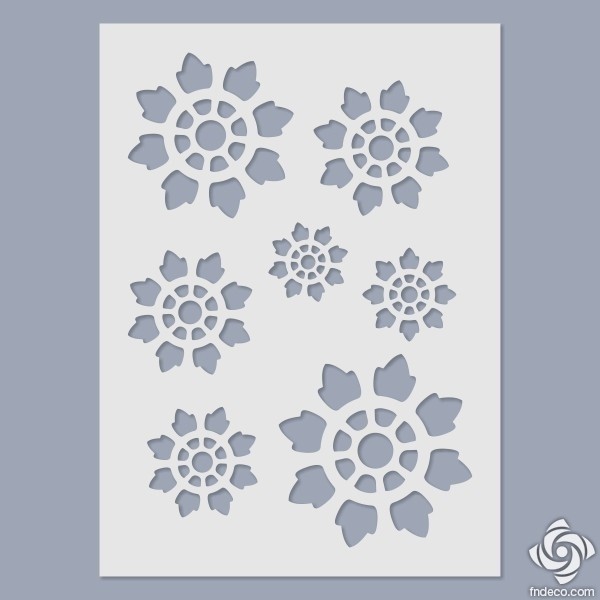 Stencil - Rózsaablak