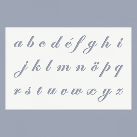 Stencil - Anno ABC - kisbetűk