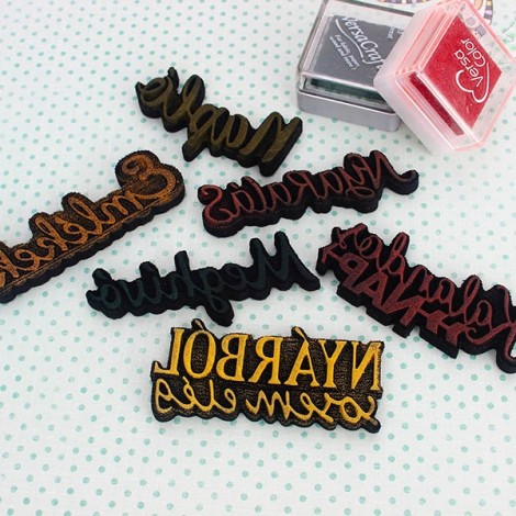 Foam nyomda - névnapot!