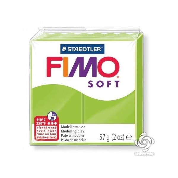 FIMO SOFT - oven-safe clay, 57g - apple green