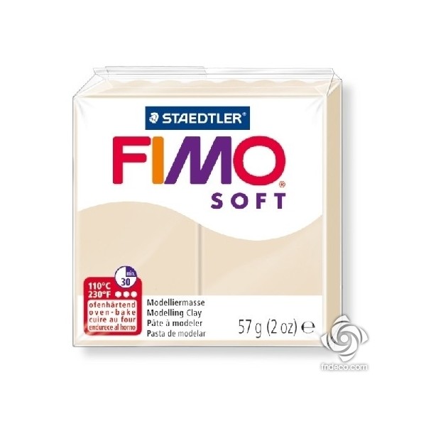 FIMO SOFT - oven-safe clay, 57g - sahara