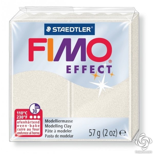 FIMO EFFECT - oven-safe clay, 57g - metalic colour mother-of-pearl