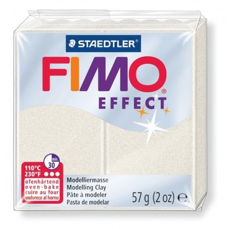 FIMO EFFECT - oven-safe clay, 57g - metalic colour mother-of-pearl