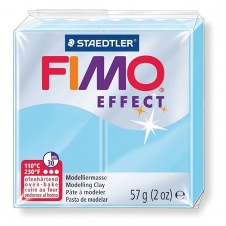 FIMO EFFECT - oven-safe clay, 57g - pastel colour aqua