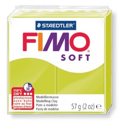 FIMO SOFT - oven-safe clay, 57g - green lime