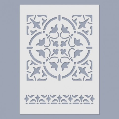 Stencil - Bordűr 03