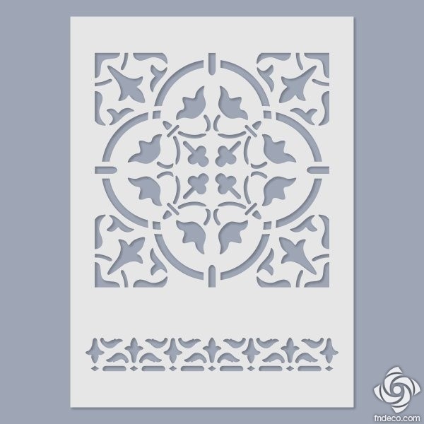 Stencil - Bordűr 03