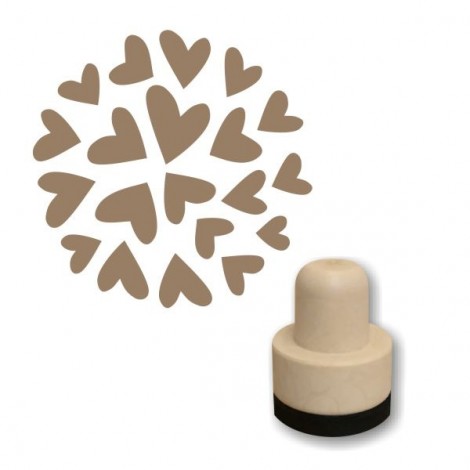 Foam stamp - Szív