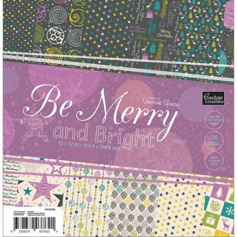 Couture Creations - Be Merry and Bright Paper Pad