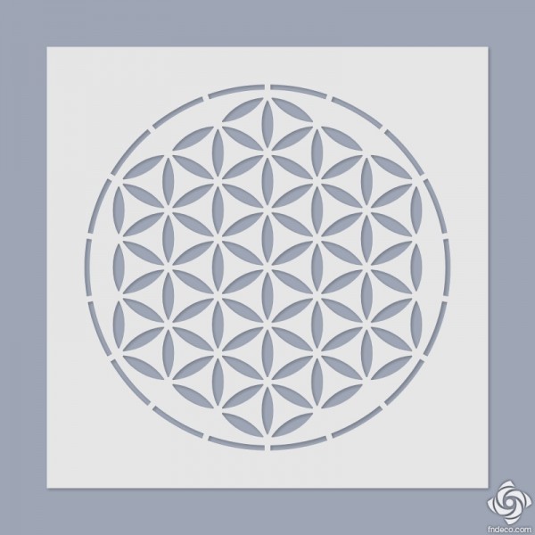 Stencil - Élet virága