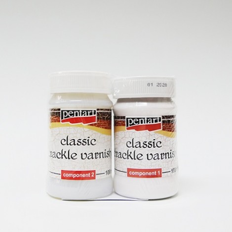 Kétkomponensű klasszikus repesztő lakk, 100 ml