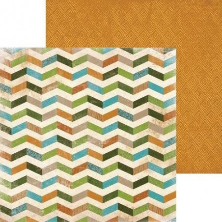 Kétoldalas scrapbook papír - Safari