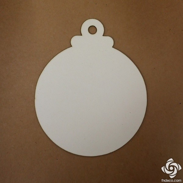 Chipboard - Karácsonyfa dísz 01