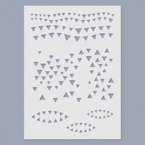 Stencil - Háromszögek 01