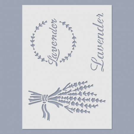 Stencil - Levendula 01