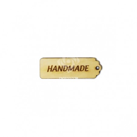 Handmade - fa címke