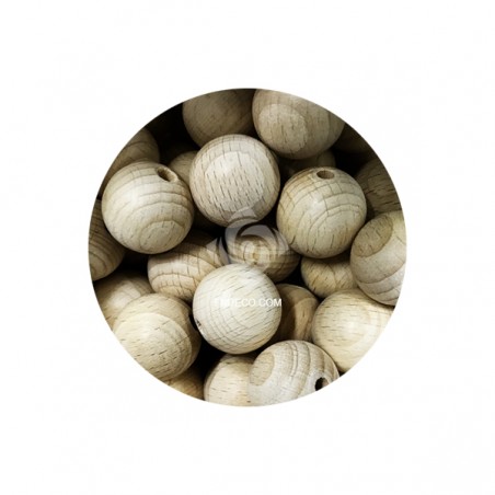 Natúr fagolyó - 18 mm - 5db