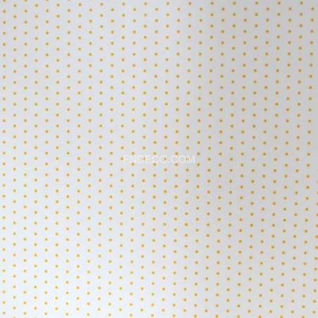 Kétoldalas karton, A/4 - pöttyös sárga