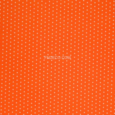 Kétoldalas karton, A/4 - pöttyös narancssárga