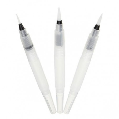 Refillable water brush pen, S/M/L sizes