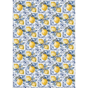 Rizspapír - A4 - FPR-0337 - Citrusos csempék